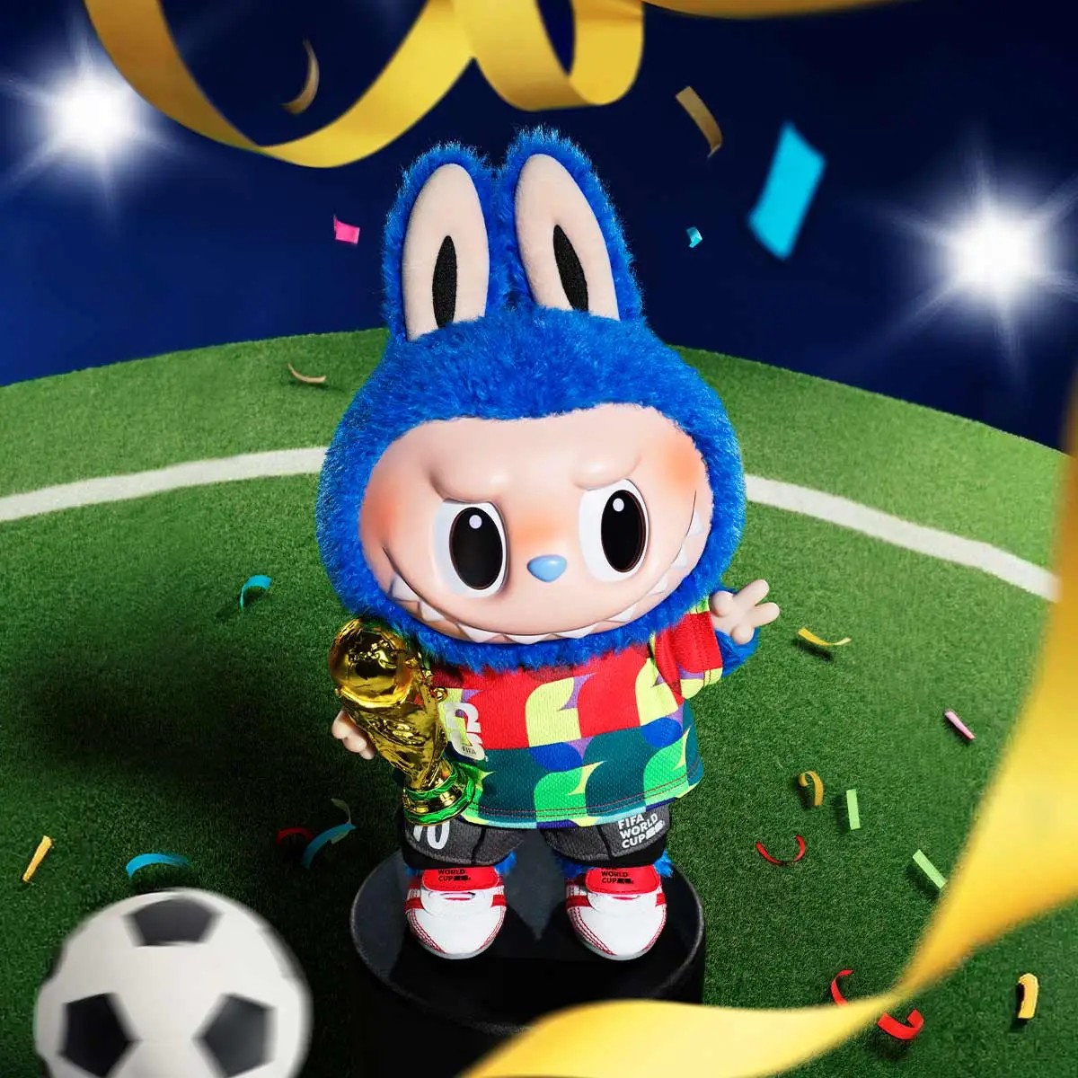 the monsters x fifa series-catch the
win vinyl plush doll