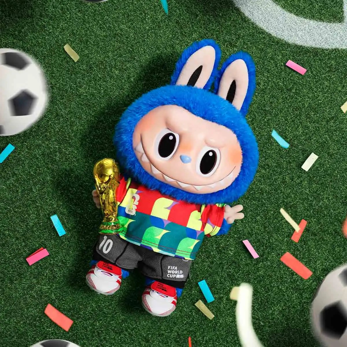 the monsters x fifa series-catch the
win vinyl plush doll