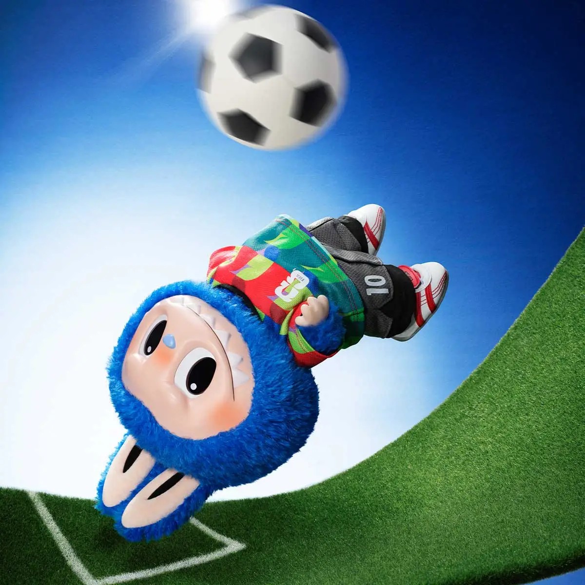 the monsters x fifa series-catch the
win vinyl plush doll