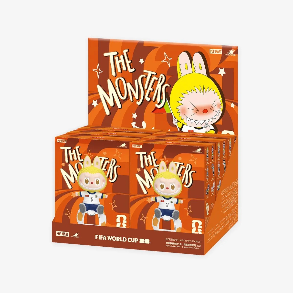 the monsters x fifa series- bottle
opener fridge magnet blind box