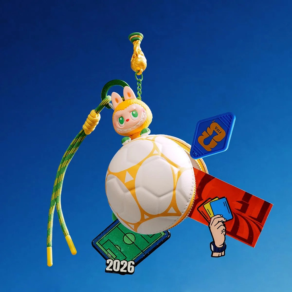 the monsters x fifa series- football-
shaped mini bag blind box