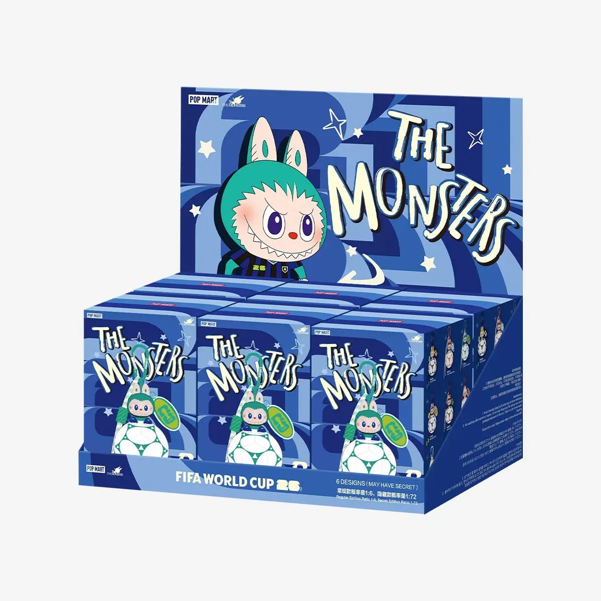 the monsters x fifa series- football-
shaped mini bag blind box