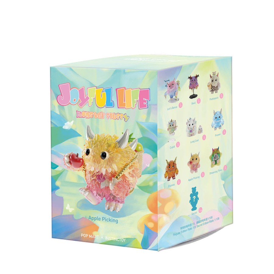 pop mart instinctoy monster fluffy joyful life serie blind box