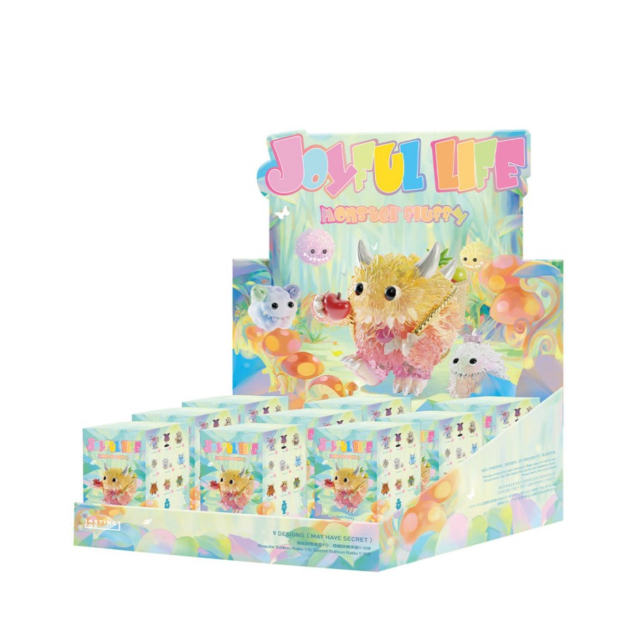pop mart instinctoy monster fluffy joyful life serie blind box