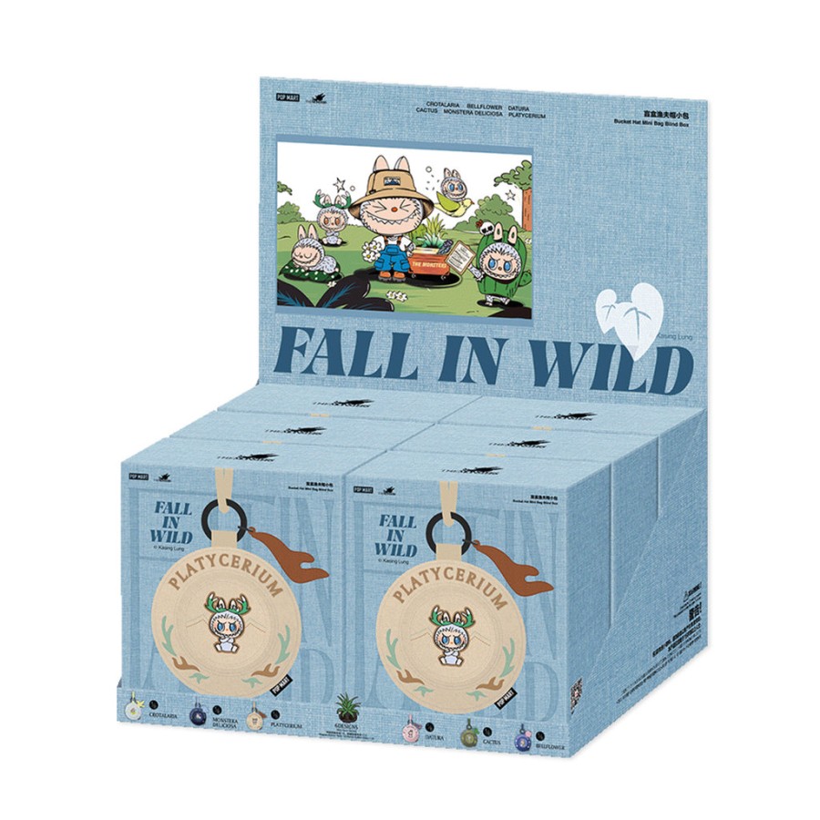 pop mart the monsters fall in wild bucket hat mini bag blind box