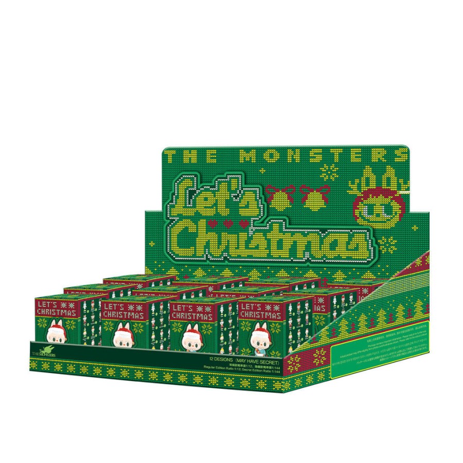 pop mart de monsters lets christmas-serie blind box
