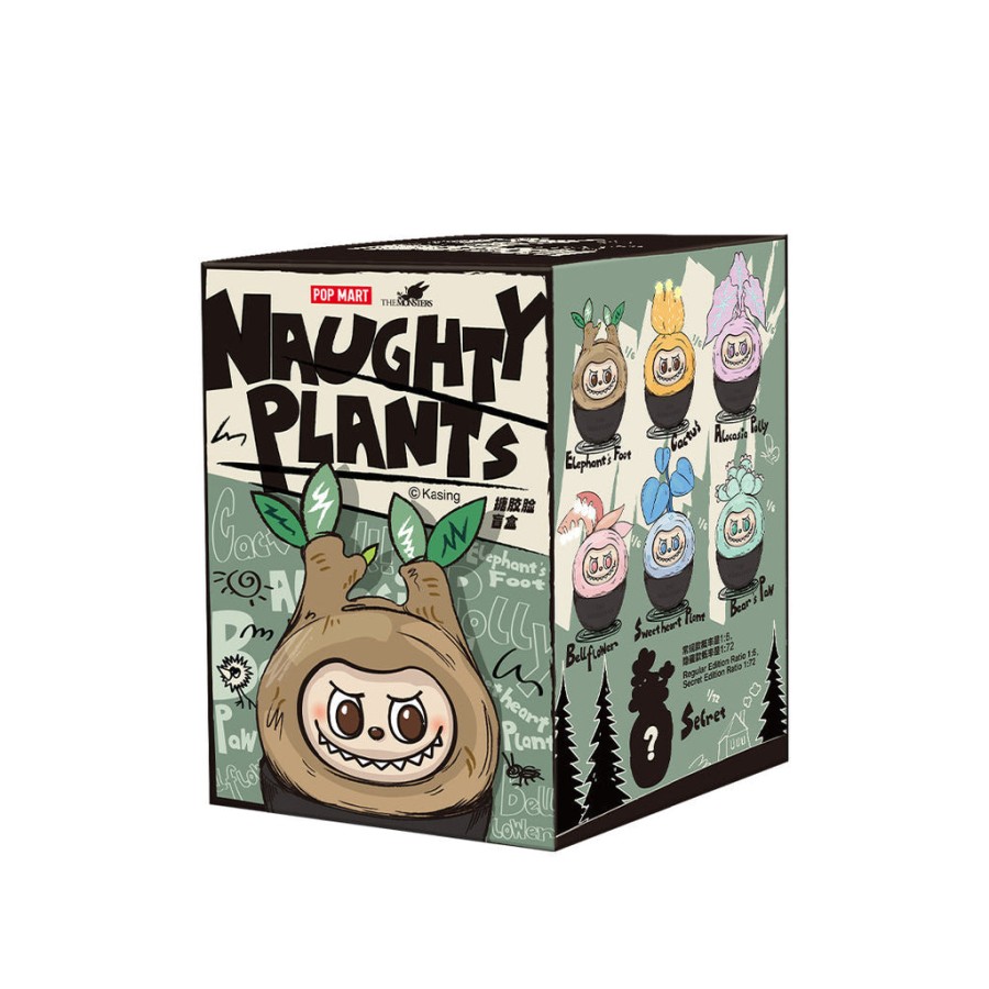 pop mart de monsters stoute planten serie blind box