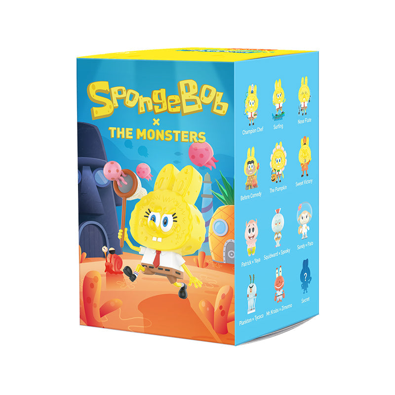 pop mart de monsters x spongebob serie blind box