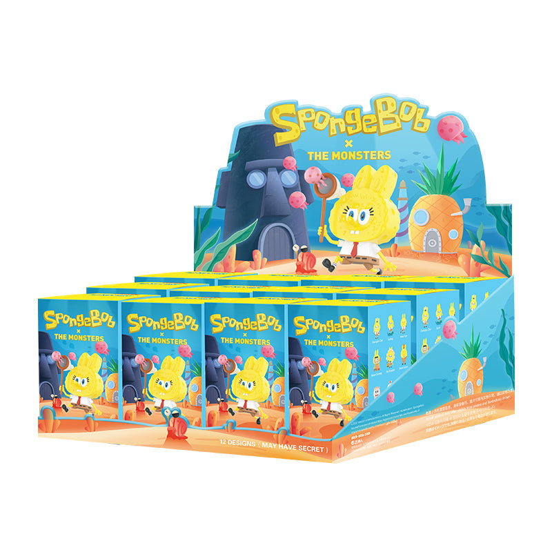 pop mart de monsters x spongebob serie blind box