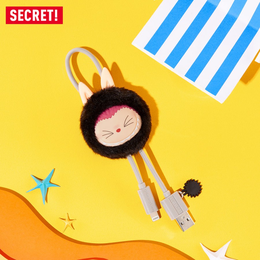 pop mart de monsters labubu drunk in sea serie telefoonkabel blind box