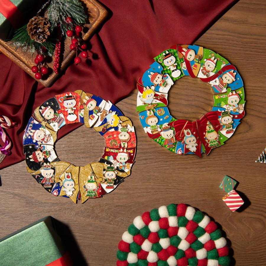 pop mart de monsters lets christmas serie puzzel koelkastmagneet blind box