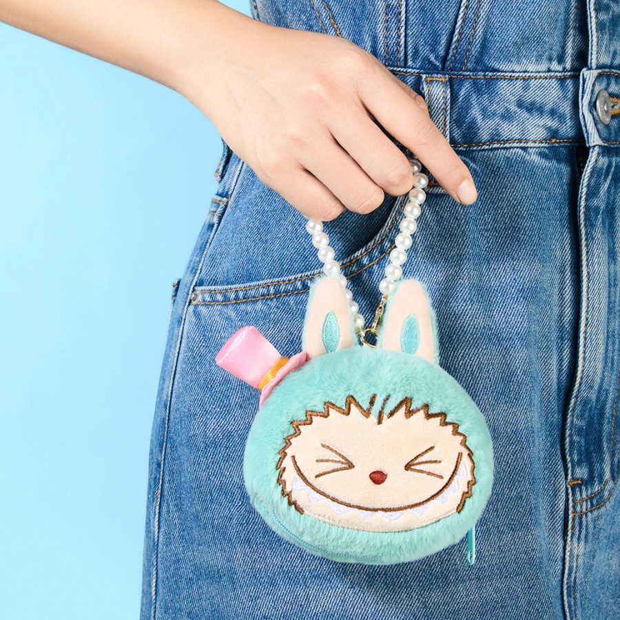 pop mart de monsters party-serie omkeerbare pluche tas blind box