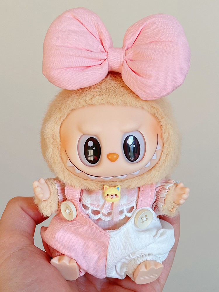 labubu have a seat doll overalls outfit