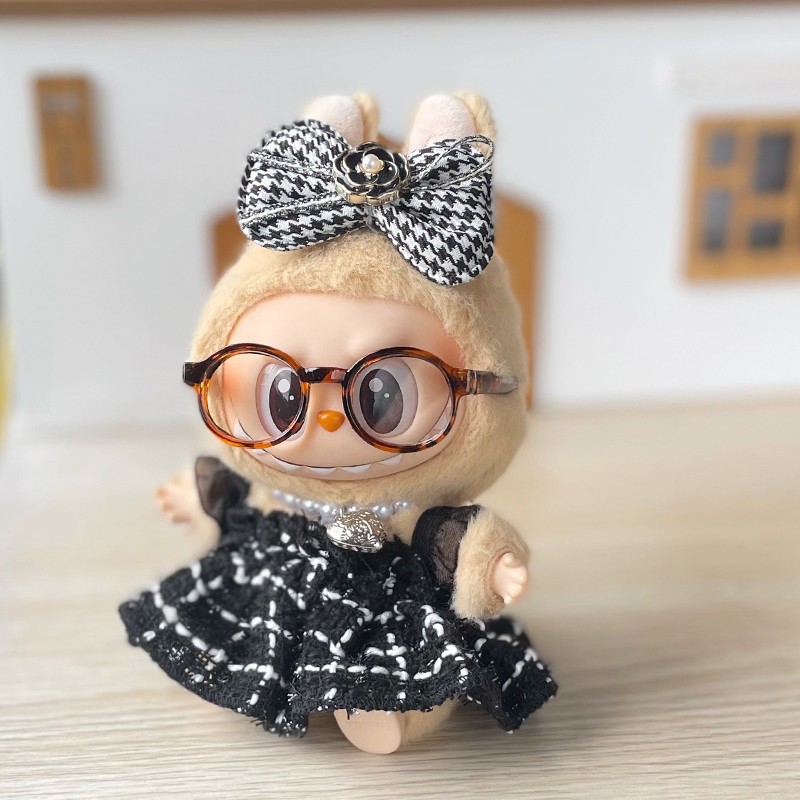 labubu spannende macaron poppenjurken 17cm