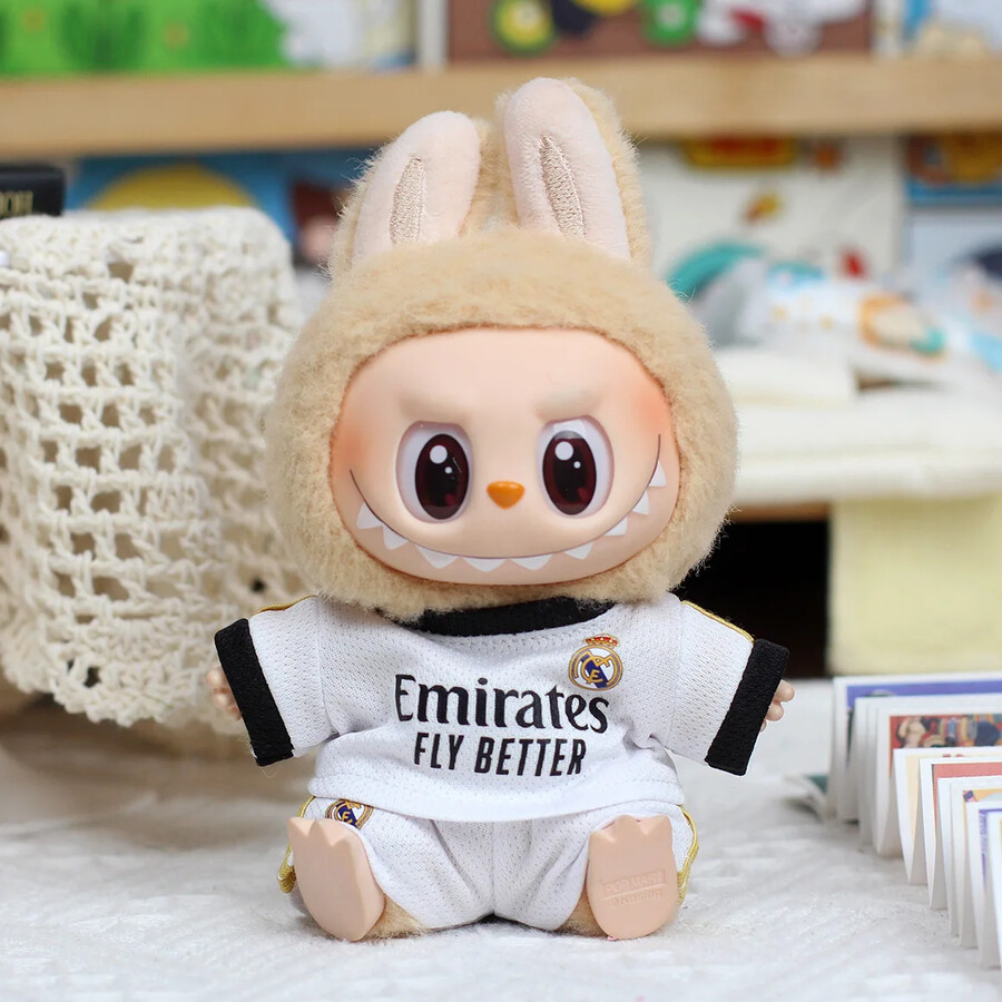 real madrid-shirt voor labubu