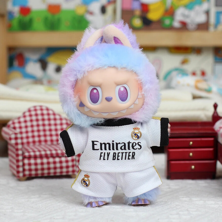 real madrid-shirt voor labubu