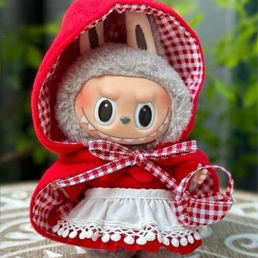 labubu little red dress outfit
