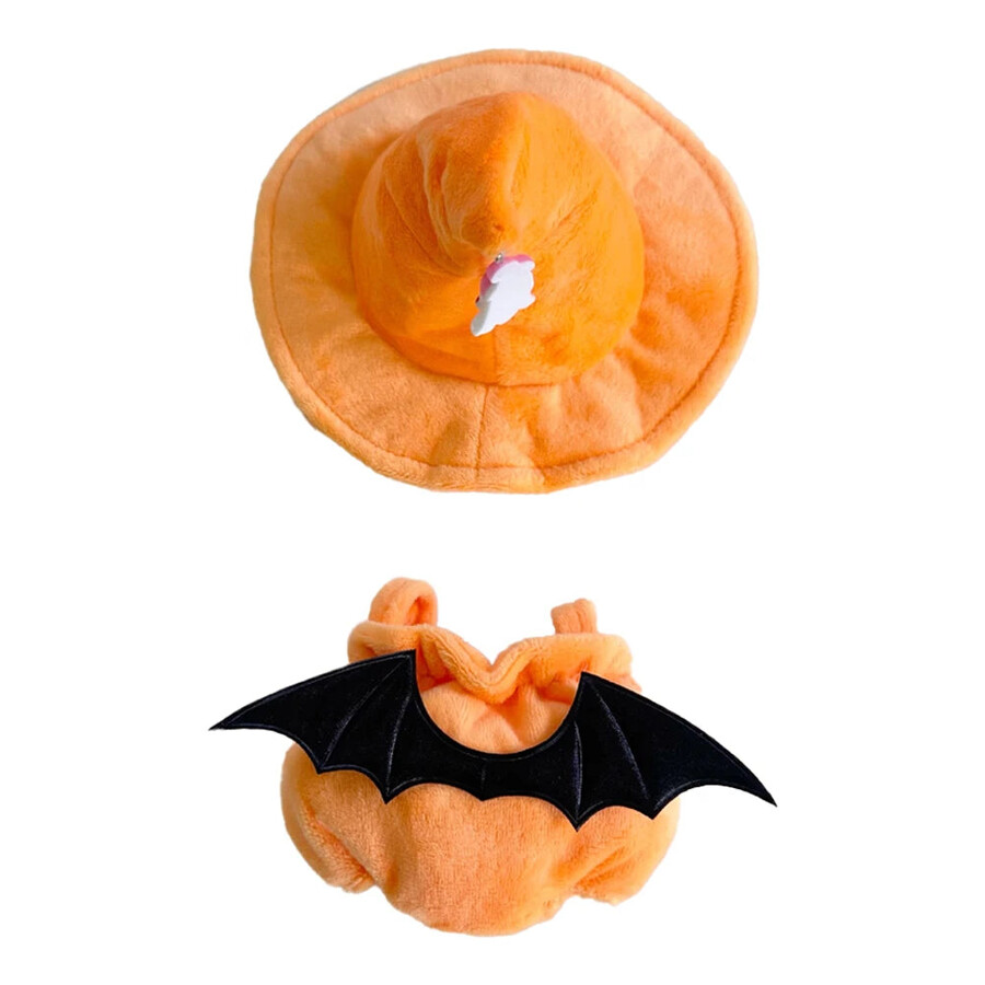 labubu halloween pompoenoutfit