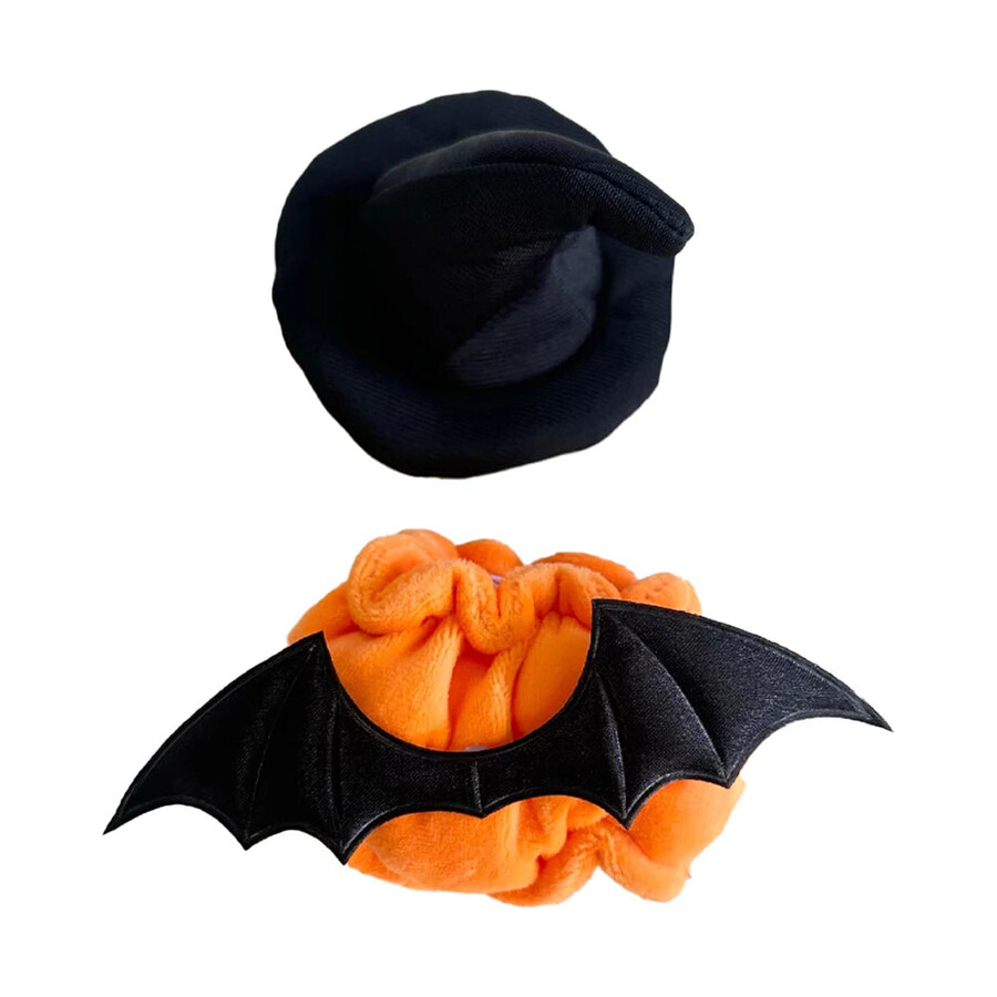 labubu halloween pompoenoutfit