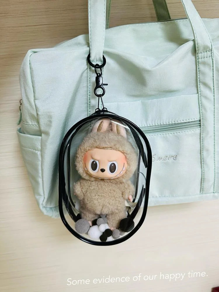 labubu essential transparante hoes