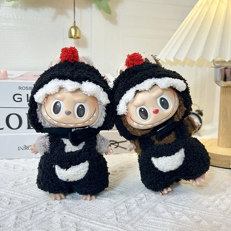 labubu pom pom dino outfit