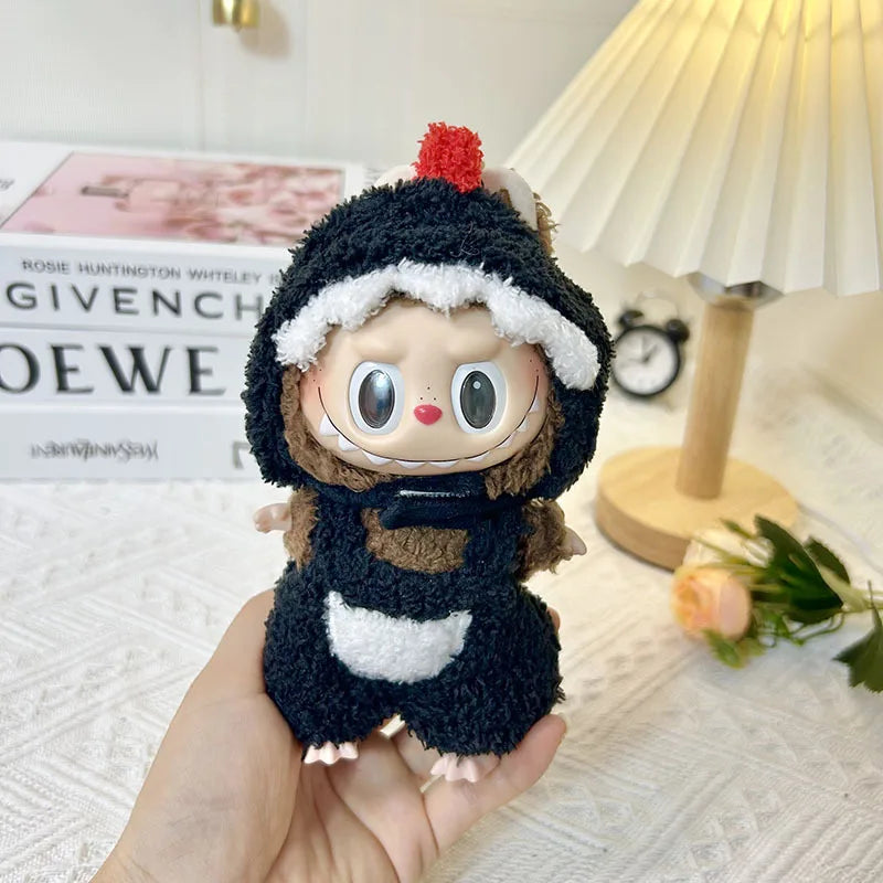 labubu pom pom dino outfit