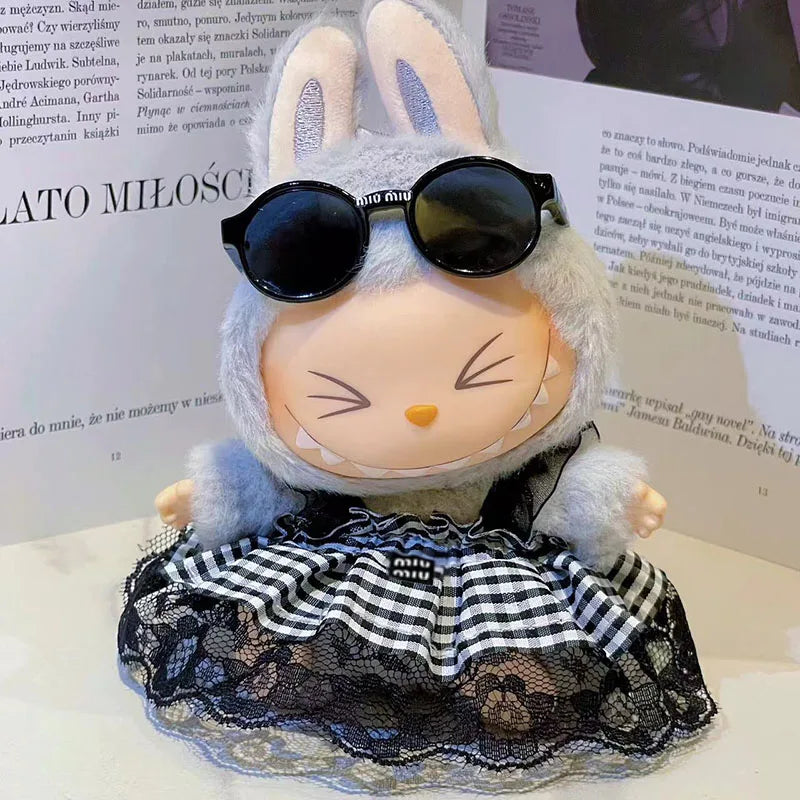 labubu geruite outfit 5-delig