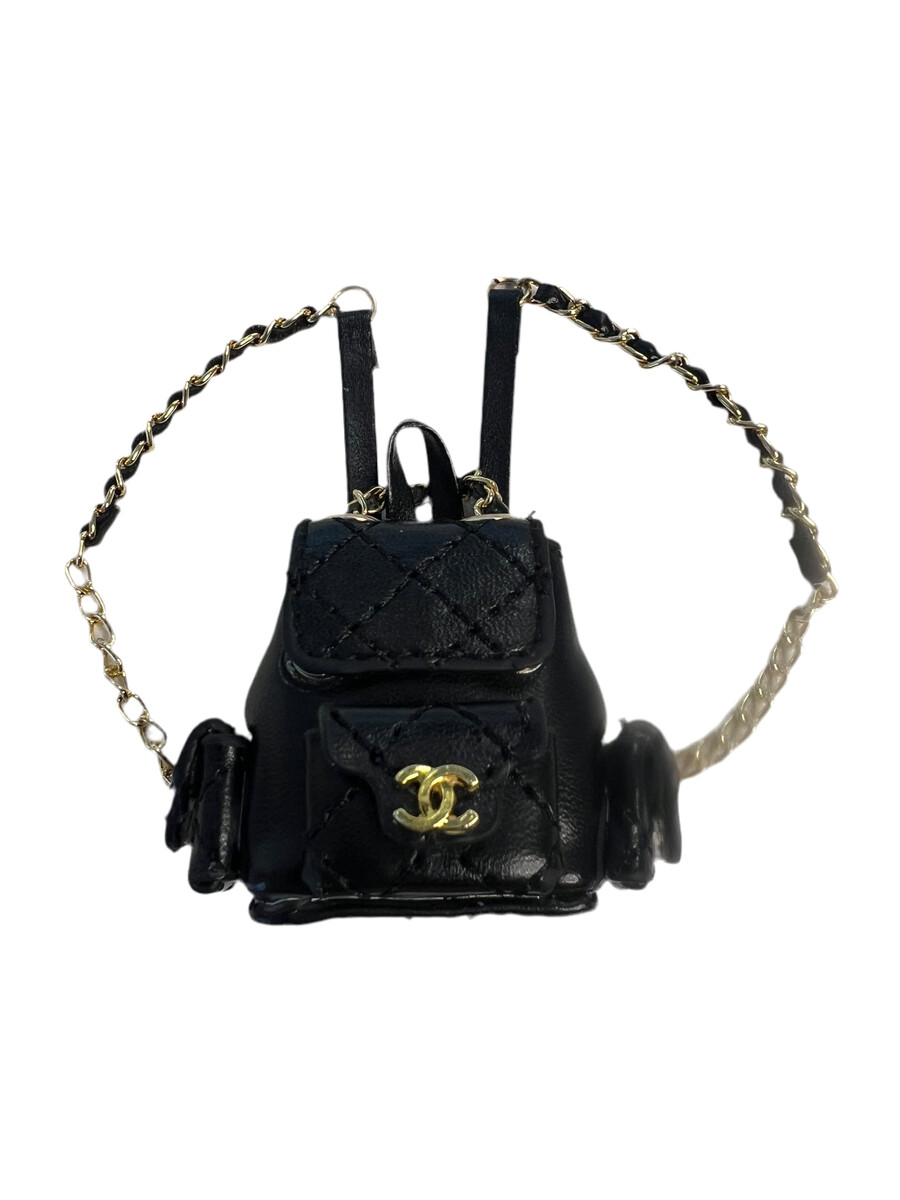 designer zwarte rugzak cc
