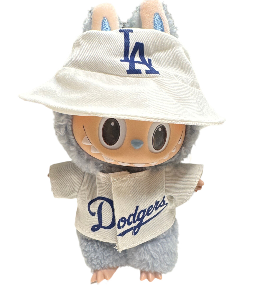 witte la baseball-outfit 2-delige set