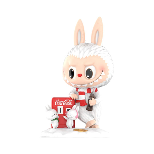 pop mart x coca-cola the monsters labubu figuur kleine sneeuwpop ppmt-2410-0232-ls