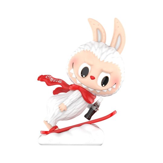 pop mart x coca-cola the monsters labubu figuur besneeuwde berg ppmt-2410-0232-sm
