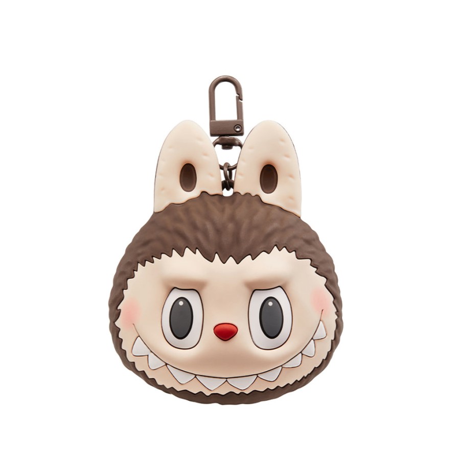 pop mart the monsters labubu originals - bruin oordopjeshoesje