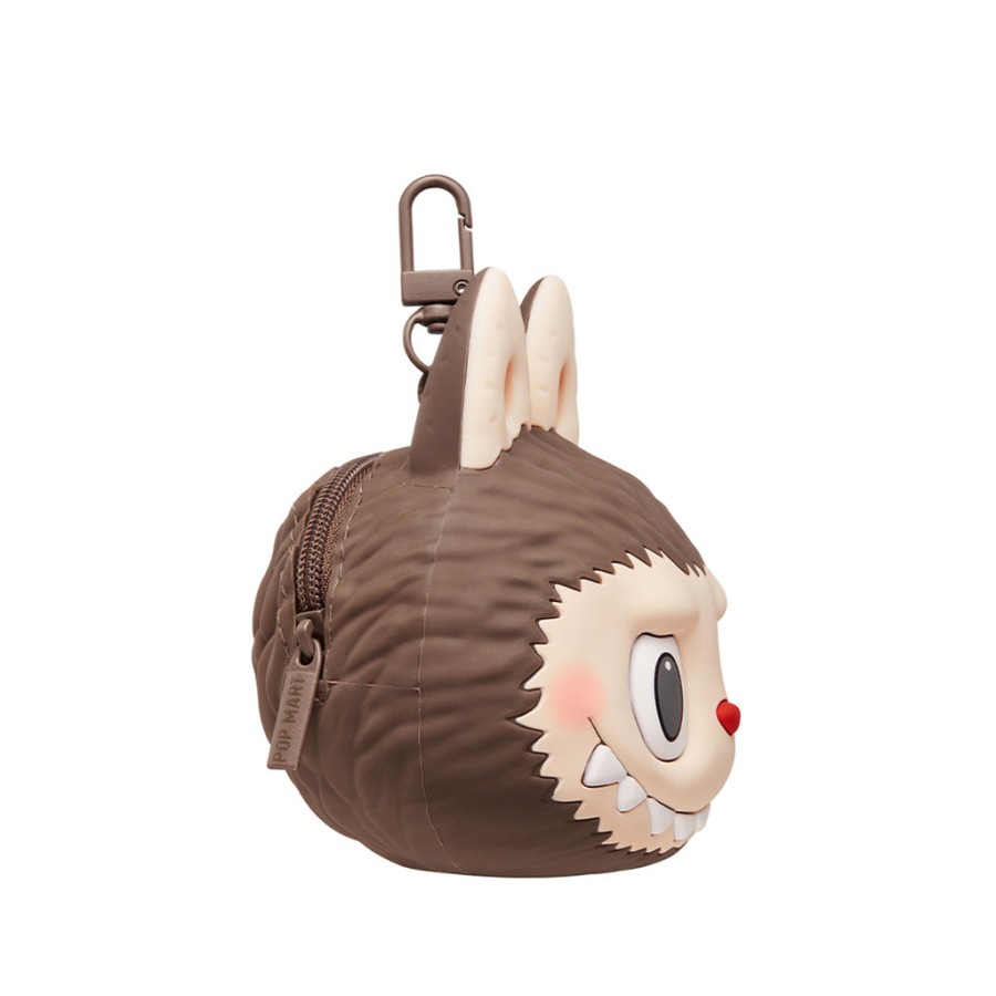 pop mart the monsters labubu originals - bruin oordopjeshoesje