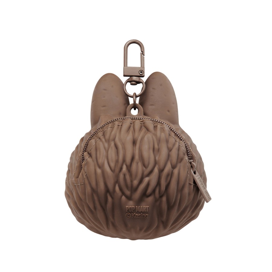 pop mart the monsters labubu originals - bruin oordopjeshoesje