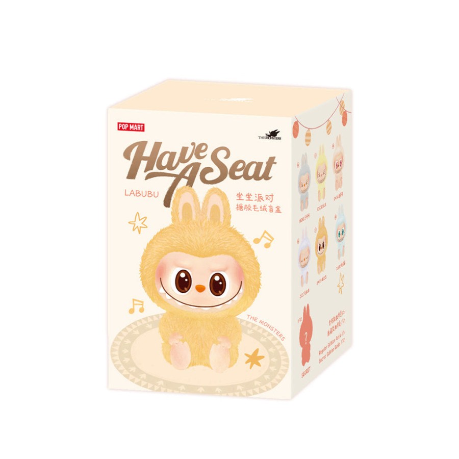 pop mart de monsters have a seat serie pluche hanger blind box