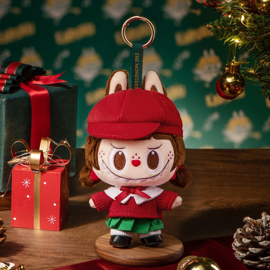 pop mart de monsters lets christmas serie pluche hanger