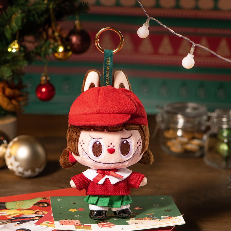 pop mart de monsters lets christmas serie pluche hanger