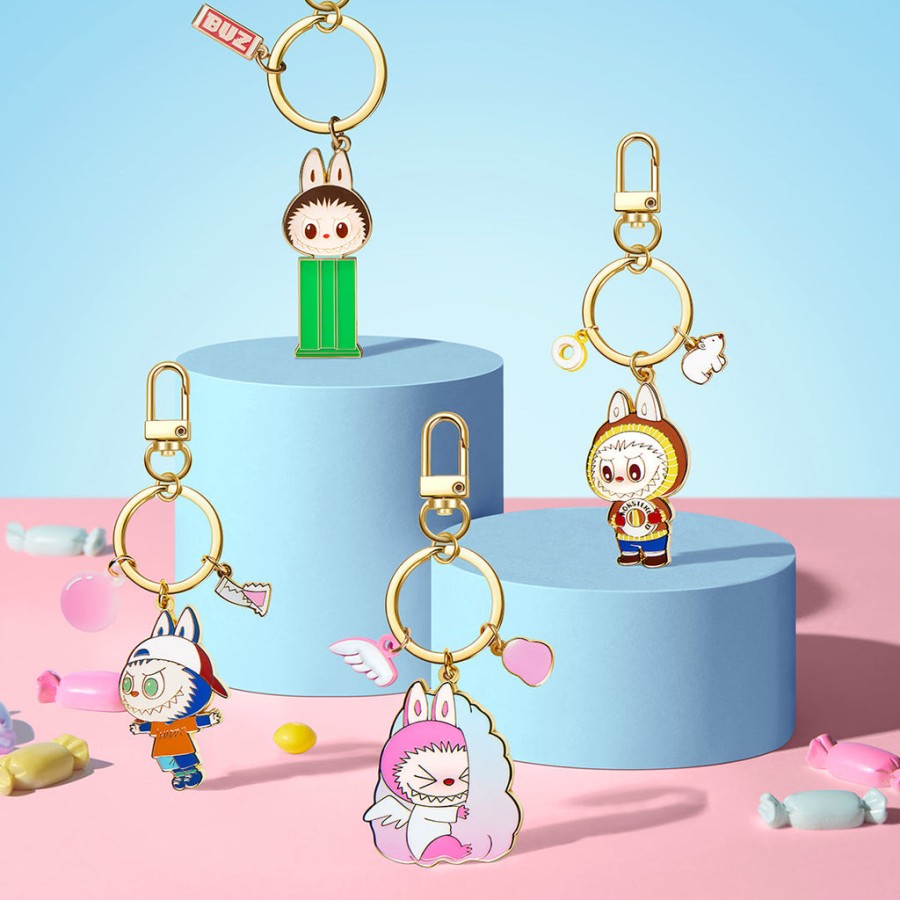 pop mart monsters snoep serie hanger sleutelhanger blind box