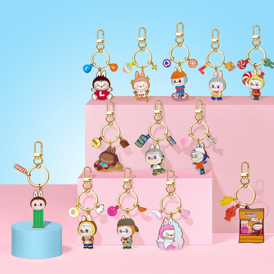 pop mart monsters snoep serie hanger sleutelhanger blind box