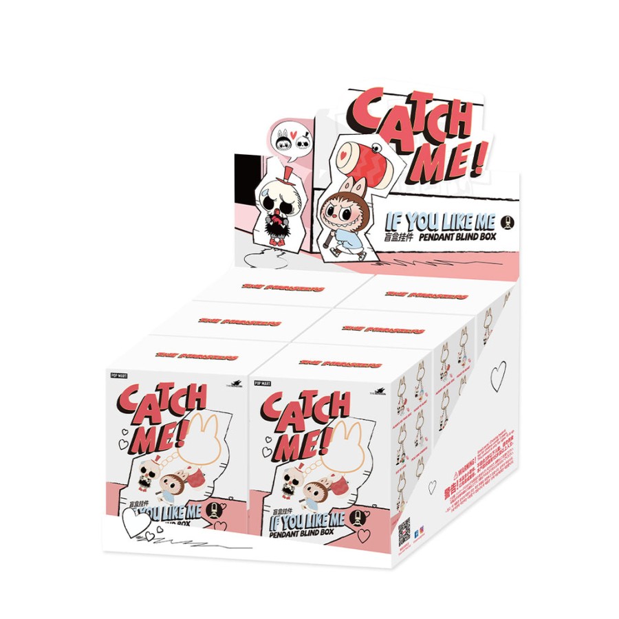 pop mart de monsters catch me if you like me serie hanger sleutelhanger blind box