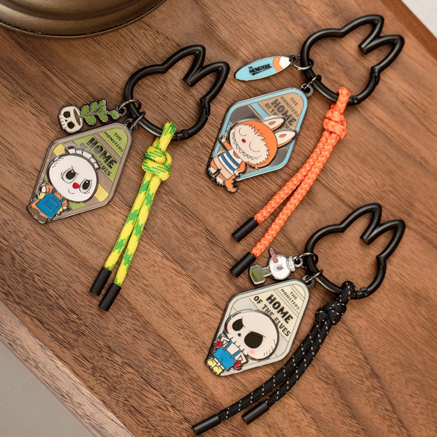 pop mart de monsters thuis van de elfen serie hanger sleutelhanger blind box