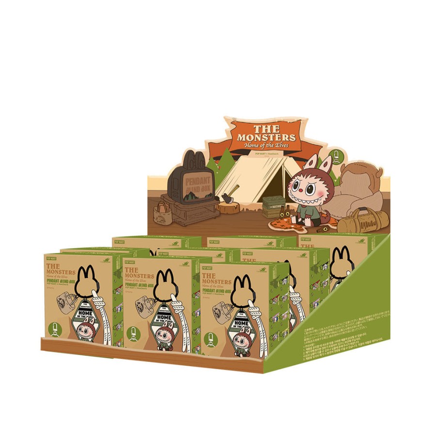 pop mart de monsters thuis van de elfen serie hanger sleutelhanger blind box