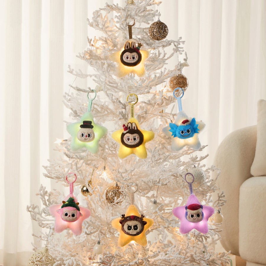 pop mart the monsters klassieke serie glanzende pluche hanger blind box