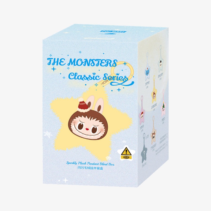 pop mart the monsters klassieke serie glanzende pluche hanger blind box