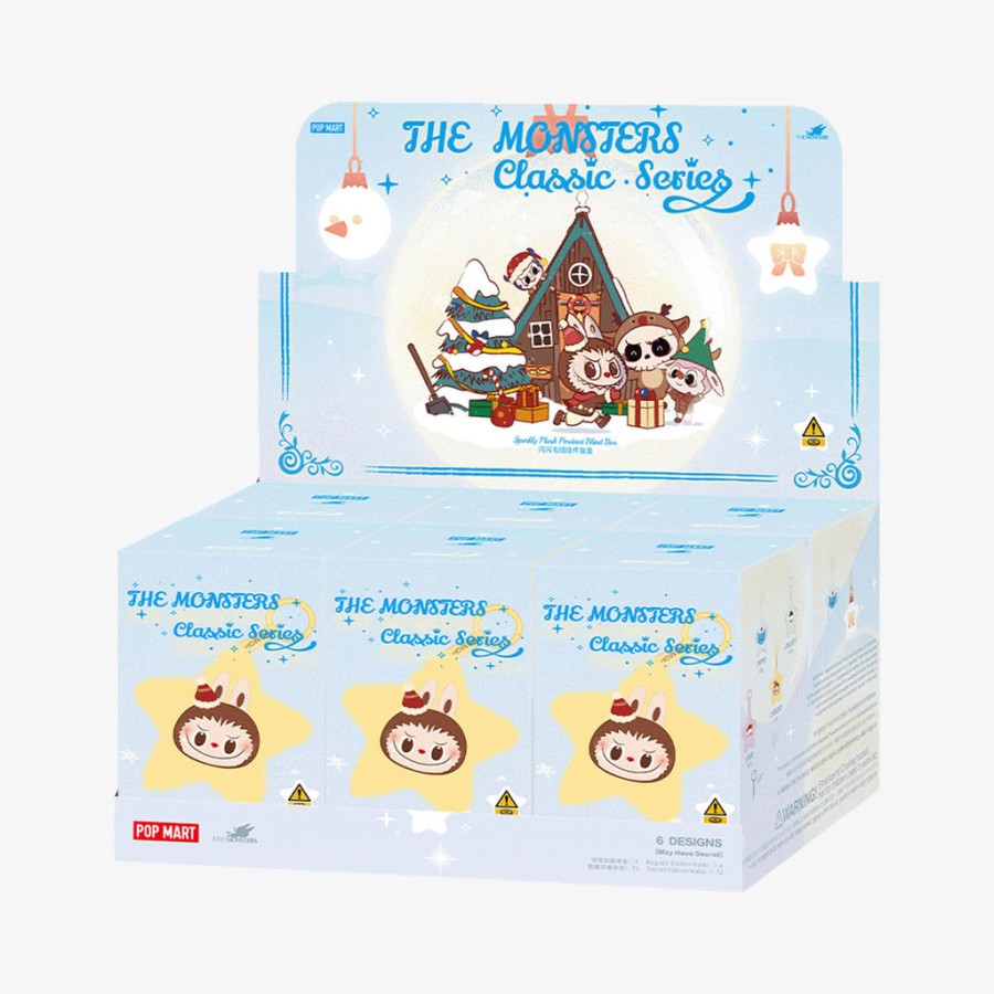 pop mart the monsters klassieke serie glanzende pluche hanger blind box