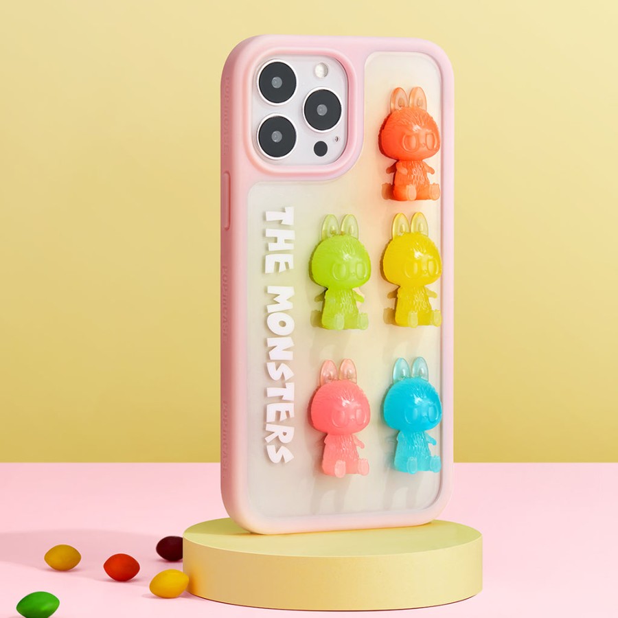 pop mart the monsters candy series telefoonhoesje voor iphone