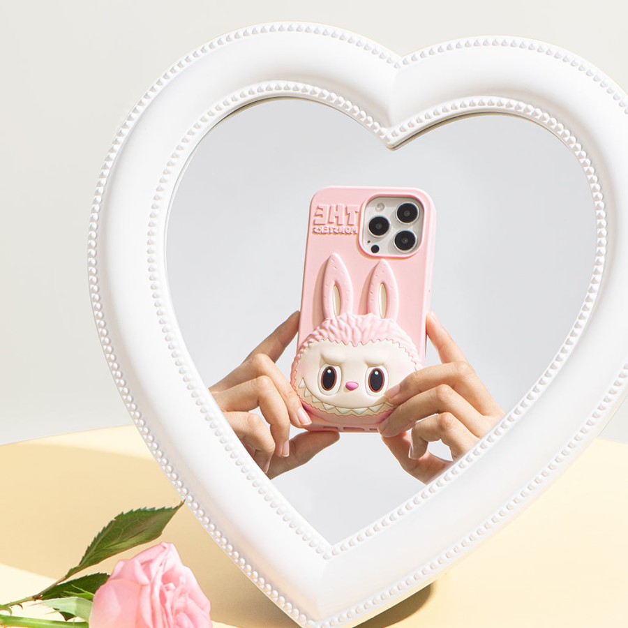 pop mart the monsters labubu iphone-hoesje - roze