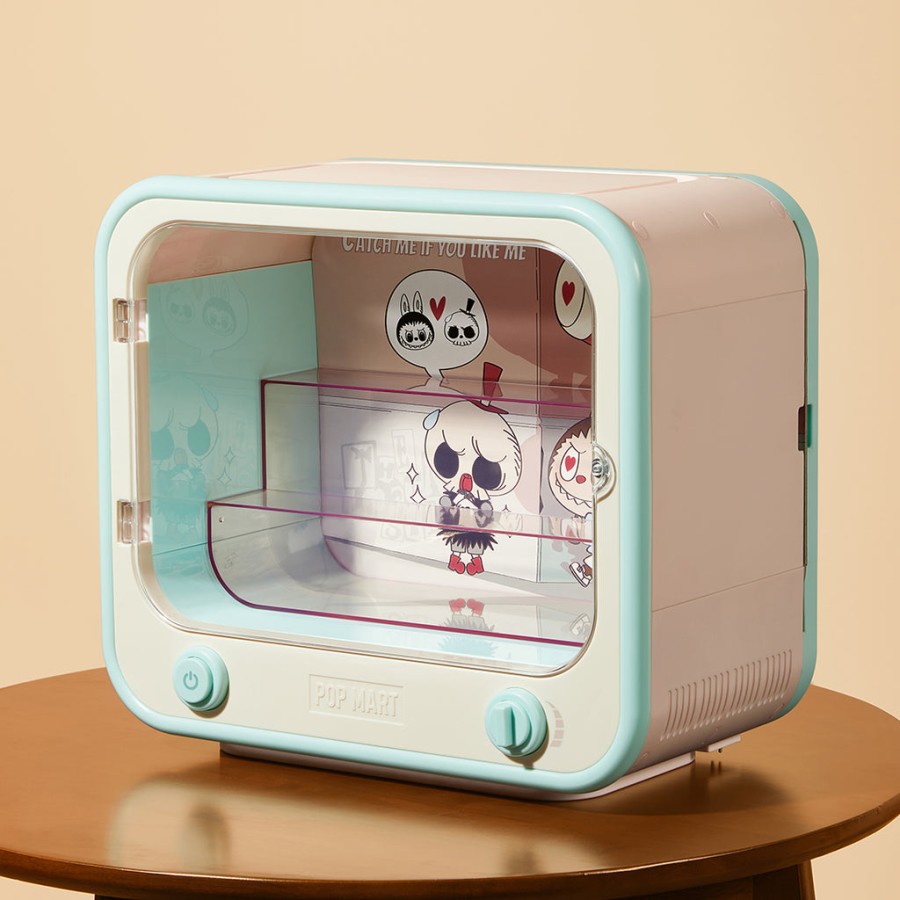 pop mart tv-set lichtgevende displaydoos - de monsters vangen me als je me leuk vindt.