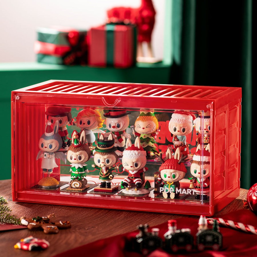 pop mart the monsters lets christmas displaydoos met lichtsnoer